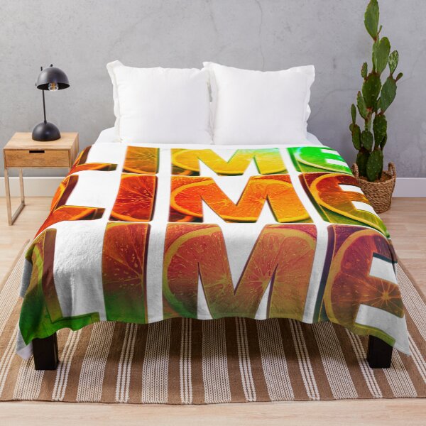 Item preview, Lime Citrus Fruit Typography 3D Summer Vibes designed and sold by RDproject.