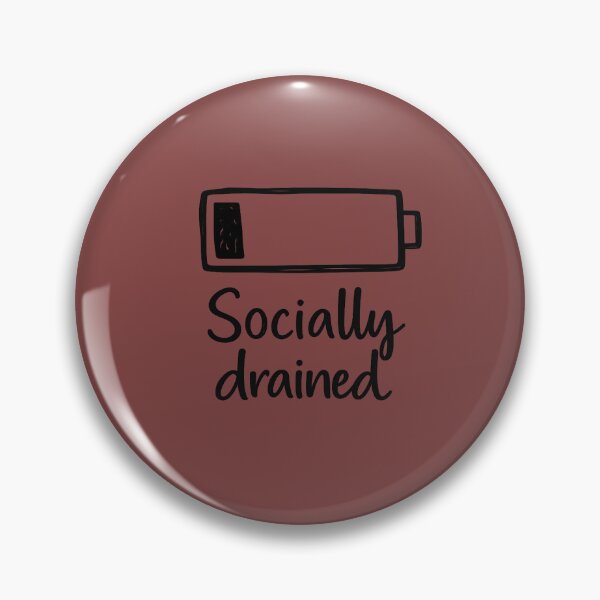 Item preview, Socially Drained Empty Battery designed and sold by PennyThought.
