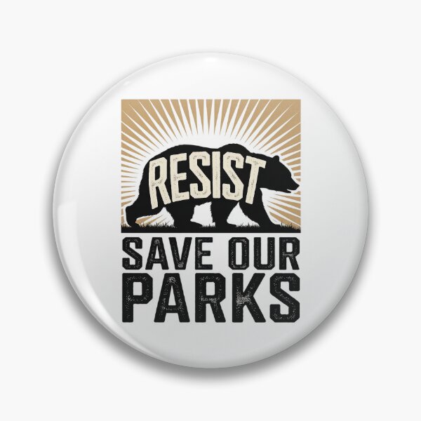 Item preview, Resist Save Our Parks Alt US National Parks Bear  designed and sold by FadeOfThrone.