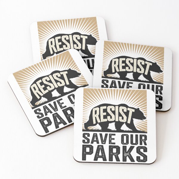 Item preview, Resist Save Our Parks Alt US National Parks Bear  designed and sold by FadeOfThrone.