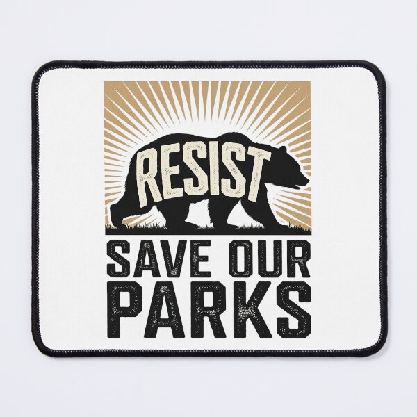 Item preview, Resist Save Our Parks Alt US National Parks Bear  designed and sold by FadeOfThrone.