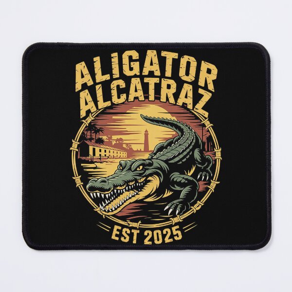 Item preview, Alligator Alcatraz Florida Everglades Parody  designed and sold by AquaKiev.