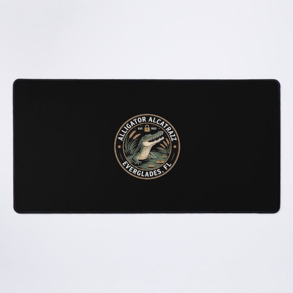 Item preview, Alligator Alcatraz Florida Everglades Parody  designed and sold by SyntaxClaw.