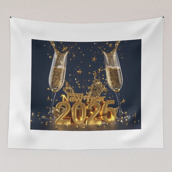 Item preview, Luxury 3D Gold 2026 New Year Diamond Filigree Emblem designed and sold by sa-prints.