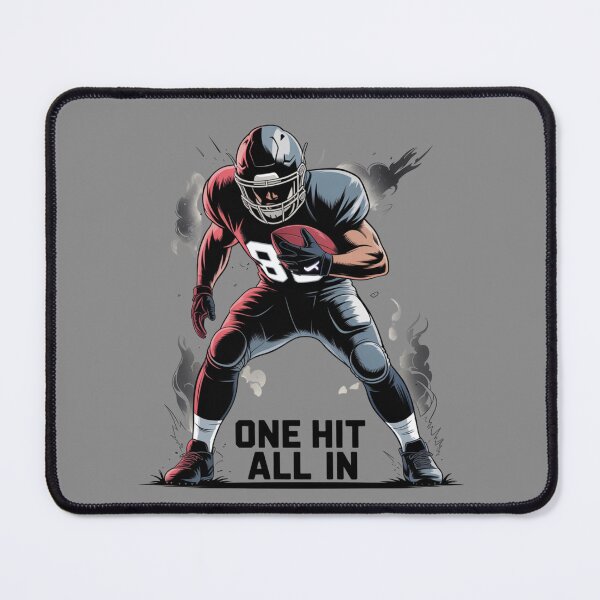 Item preview, BUILT FOR BATTLE — Gridiron Street Football Player Tee designed and sold by ABLAT-CREATIONS.