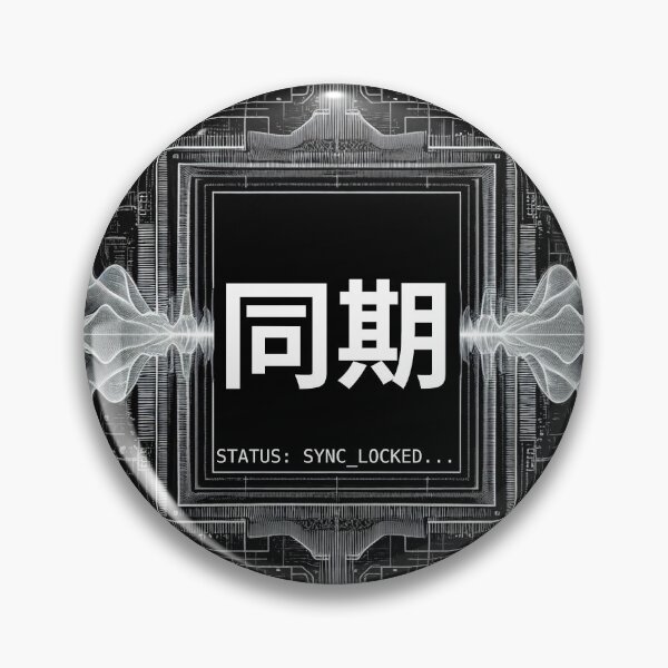Item preview, SYNCHRONIZATION // 同期 [STATUS: SYNC_LOCKED] - Technical Schematic Decal designed and sold by KJLDECODED.