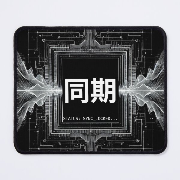 Item preview, SYNCHRONIZATION // 同期 [STATUS: SYNC_LOCKED] - Technical Schematic Decal designed and sold by KJLDECODED.
