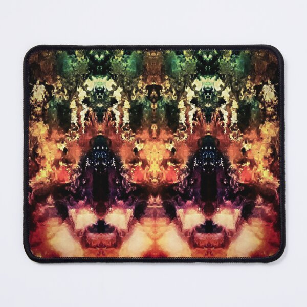 Item preview, Lion Gates – Symmetrical Fire Portal Abstract Artwork designed and sold by Electric Mystic Art Merch.
