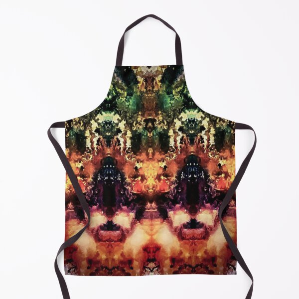 Item preview, Lion Gates – Symmetrical Fire Portal Abstract Artwork designed and sold by Electric Mystic Art Merch.