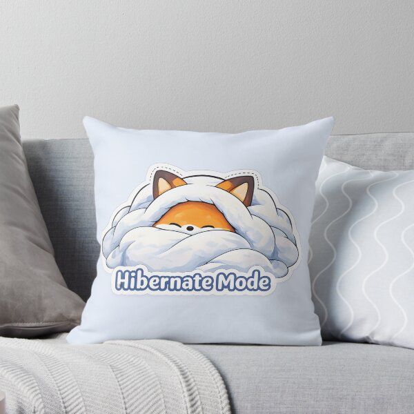 Item preview, Hibernate Mode Fox Cute Cozy Winter Sleepy Design designed and sold by Still Breathing Studio.