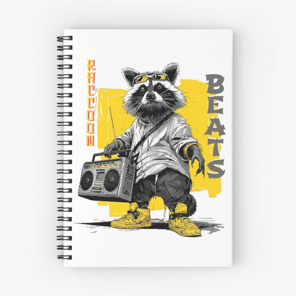 Item preview, Raccoon Beats - Hip Hop Boombox Style designed and sold by DigitalPartisan.