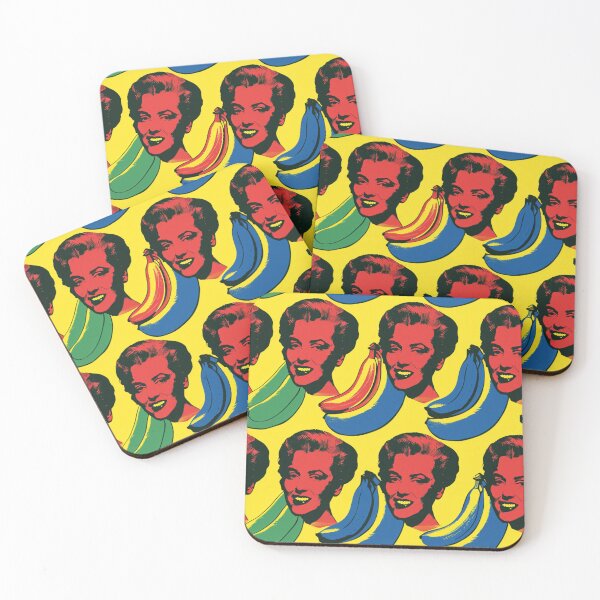 Item preview, Pop Art Banana Collage with Retro Faces designed and sold by weirdfishes123.