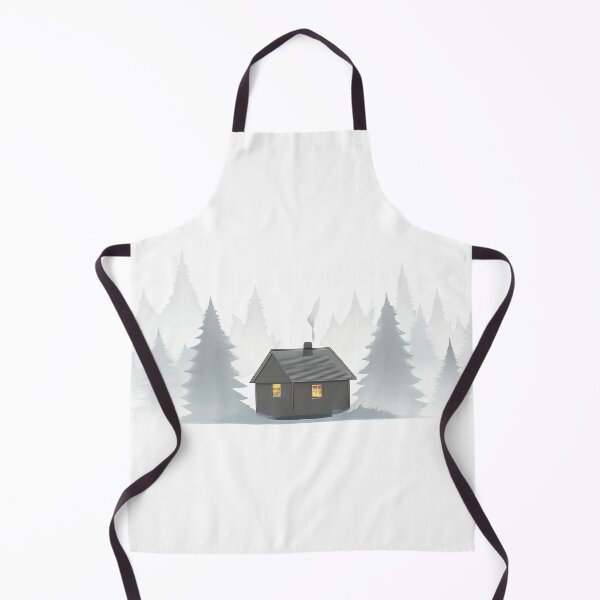 Item preview, Foggy Forest Cabin with Warm Window Light designed and sold by Fernova.