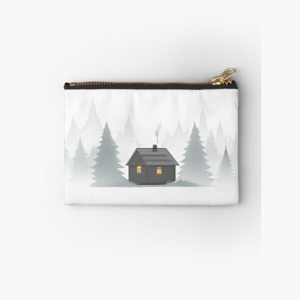 Item preview, Foggy Forest Cabin with Warm Window Light designed and sold by Fernova.