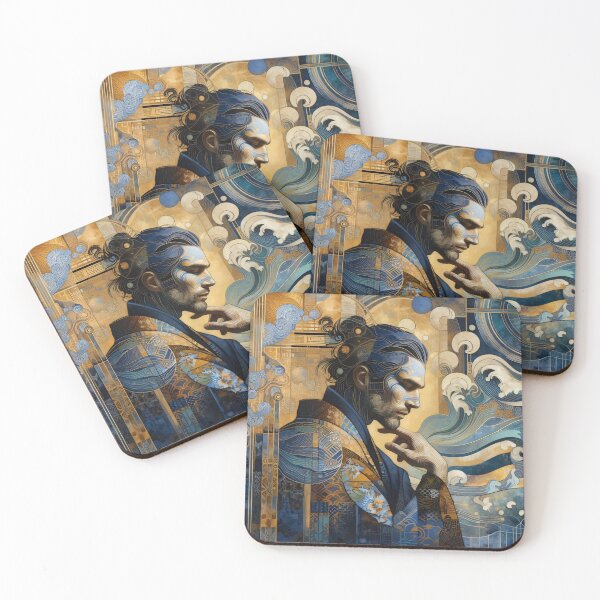 Item preview, Reverie in Blue and Gold designed and sold by StudioKansai.
