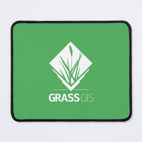 Item preview, GRASS GIS swag with white color designed and sold by GRASS Project.