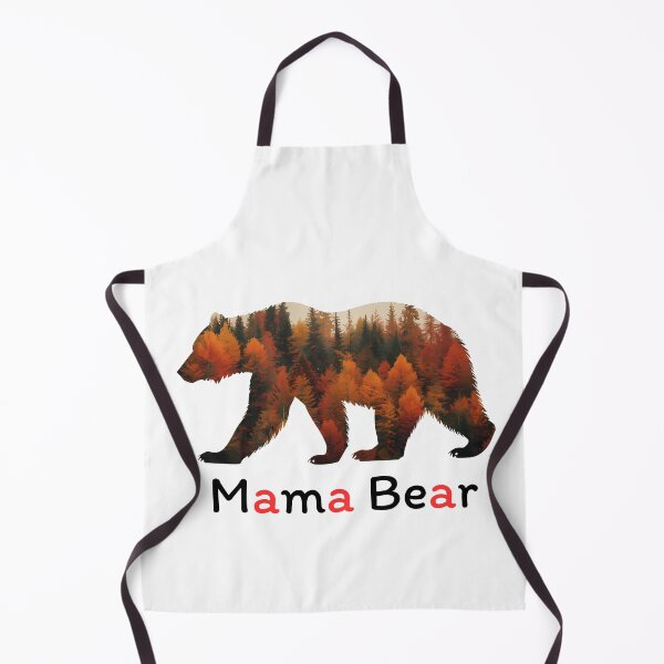 Item preview, Grizzly Bear Autumn Woods Silhouette - Rustic Wilderness Mama Bear Gift designed and sold by LoliDesignShop.
