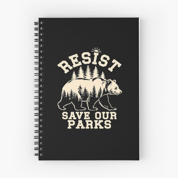 Item preview, Resist Save Our Parks Alt US National Parks Bear Nature designed and sold by FadeOfThrone.