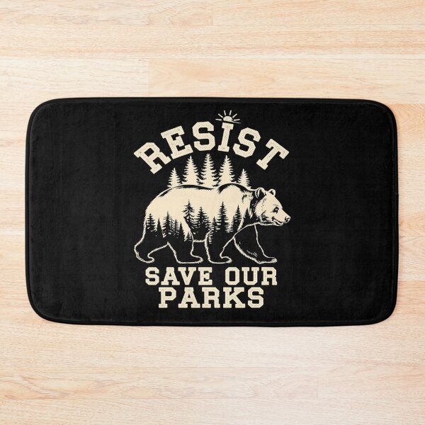 Item preview, Resist Save Our Parks Alt US National Parks Bear Nature designed and sold by FadeOfThrone.