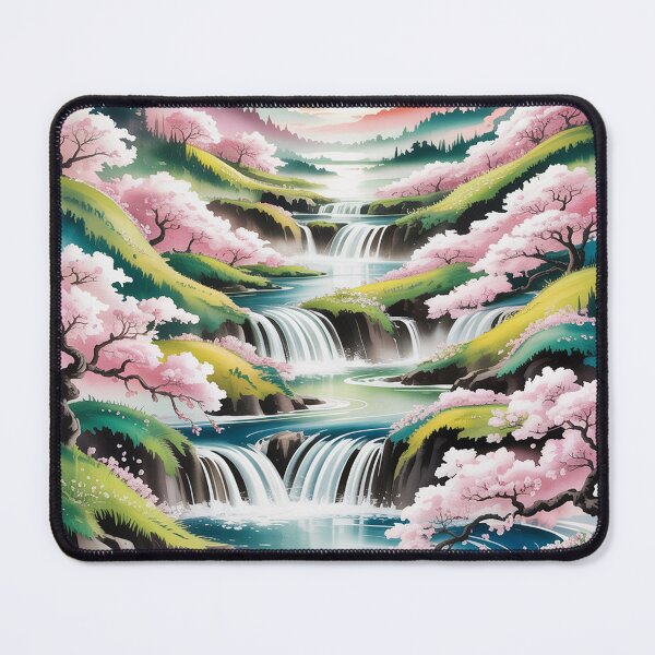 Item preview, A Japanese-style landscape. designed and sold by Lilashakti ⭐️ ⭐️ ⭐️ ⭐️ ⭐️.
