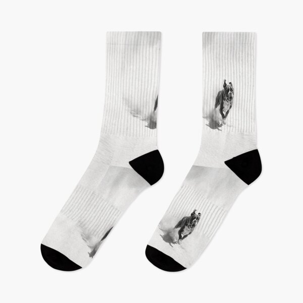 Item preview, A Boxer captured mid-run on a sandy beach, Dogs in Motion designed and sold by CDC40.