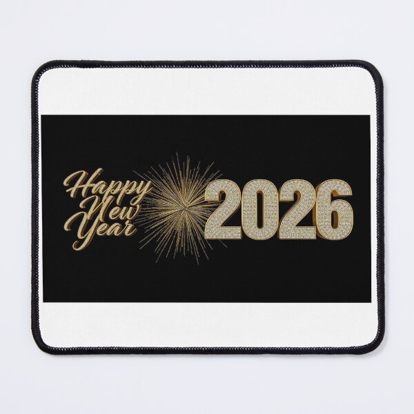 Item preview, Luxury 3D Gold 2026 New Year Diamond Filigree Emblem designed and sold by sa-prints.