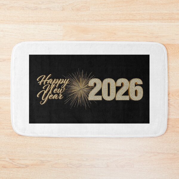 Item preview, Luxury 3D Gold 2026 New Year Diamond Filigree Emblem designed and sold by sa-prints.