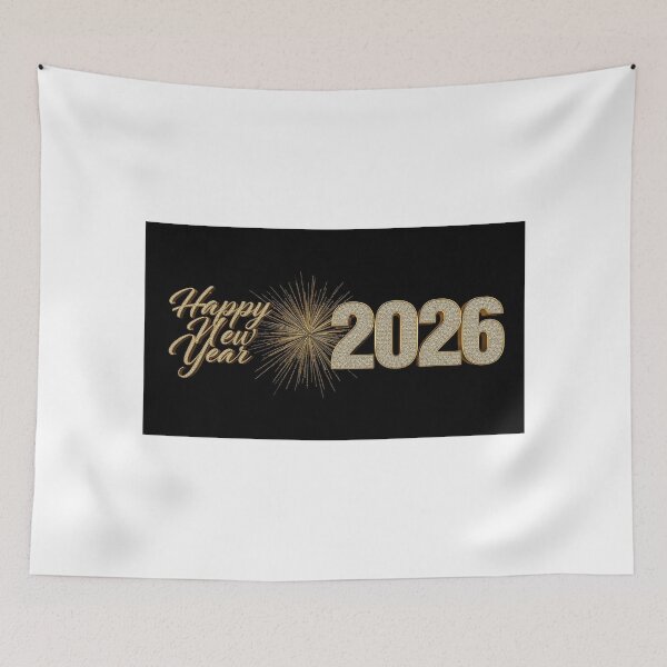 Item preview, Luxury 3D Gold 2026 New Year Diamond Filigree Emblem designed and sold by sa-prints.