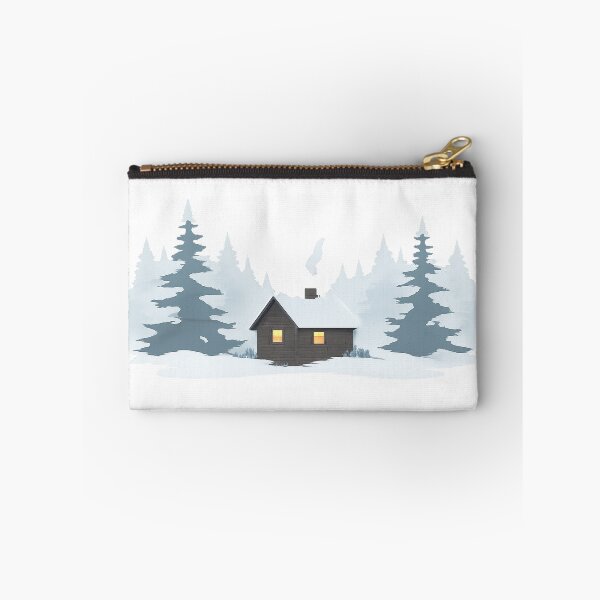 Item preview, Snowy Forest Cabin in Minimal Style designed and sold by Fernova.
