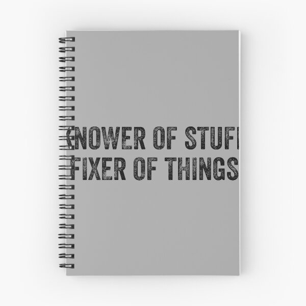 Item preview, Knower Of Stuff Fixer Of Things Funny Dad Mechanic designed and sold by ChestOutLoud.