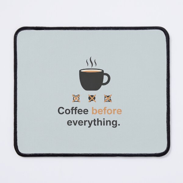 Item preview, Coffee Before Everything Morning Icons designed and sold by VibeShift Studio.