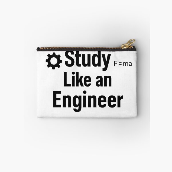 Item preview, Study Like an Engineer – Engineering Student Motivation Design designed and sold by Amr Darwish Graphic designer.