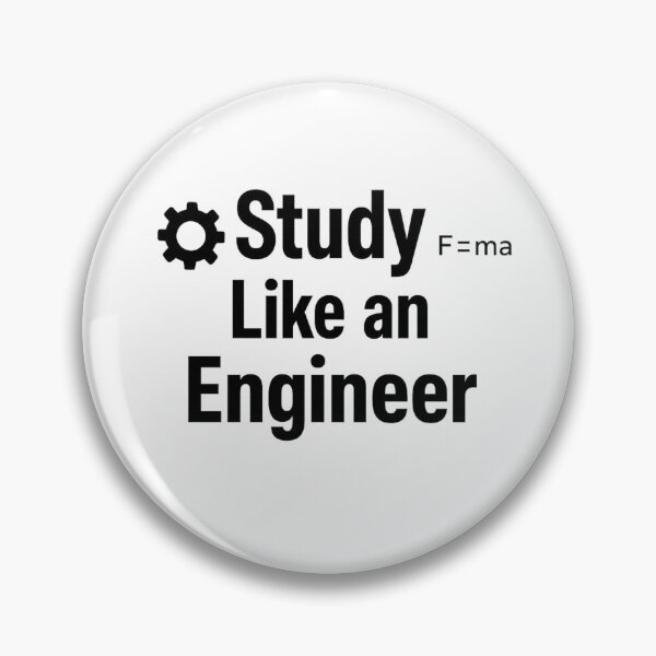 Item preview, Study Like an Engineer – Engineering Student Motivation Design designed and sold by Amr Darwish Graphic designer.