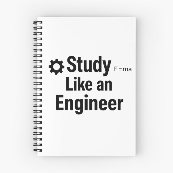 Item preview, Study Like an Engineer – Engineering Student Motivation Design designed and sold by Amr Darwish Graphic designer.