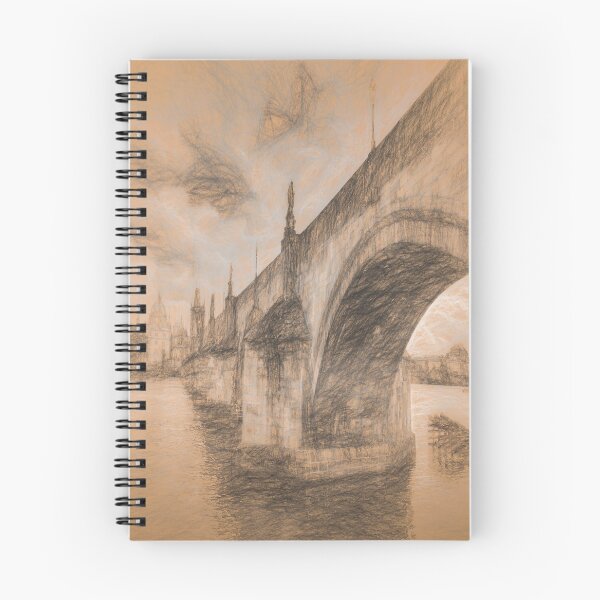 Item preview, Charles Bridge Prague da Vinci Style designed and sold by Londonimages.