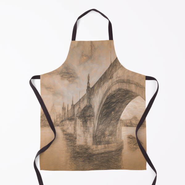 Item preview, Charles Bridge Prague da Vinci Style designed and sold by Londonimages.