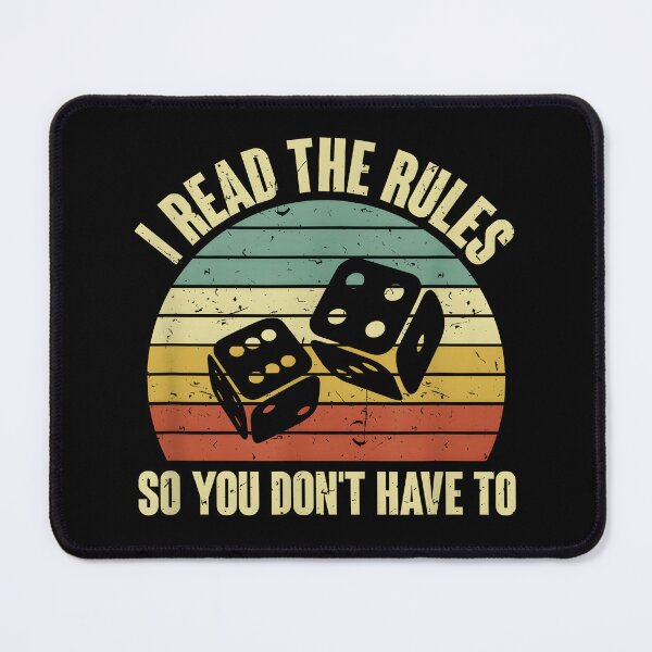 Item preview, I read the rules do you don't have to Funny Board Games designed and sold by ChestOutLoud.