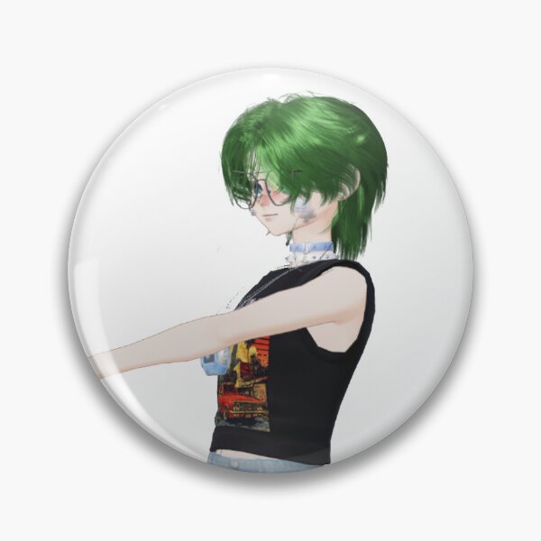 Item preview, green haired anime guy -reach designed and sold by VincentMakes-.