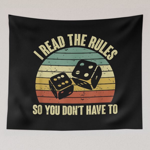 Item preview, I read the rules do you don't have to Funny Board Games designed and sold by ChestOutLoud.