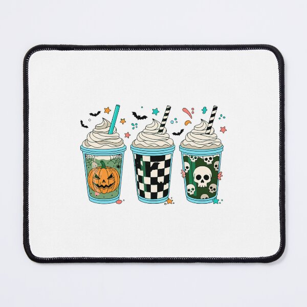 Item preview, Cute Halloween Milkshakes with Pumpkin and Skulls designed and sold by Horrify.