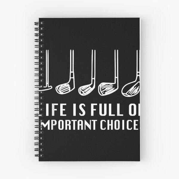 Item preview, Life is Full of Important Choices Funny Golf Lover designed and sold by ChestOutLoud.