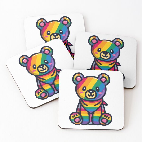 Item preview, Rainbow Pride Bear designed and sold by MildyUnhinged.