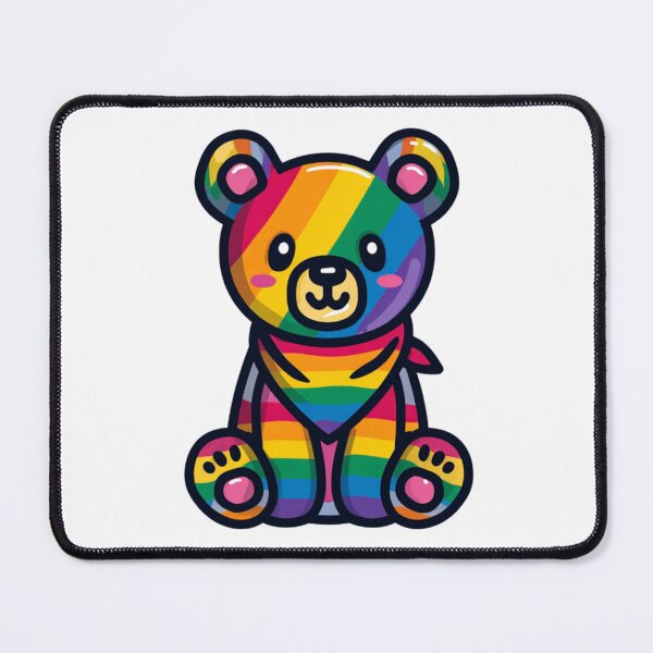 Item preview, Rainbow Pride Bear designed and sold by MildyUnhinged.