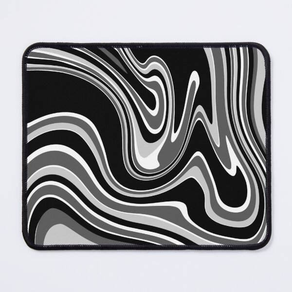 Item preview, Black and white liquefied texture designed and sold by tornasolhaze.