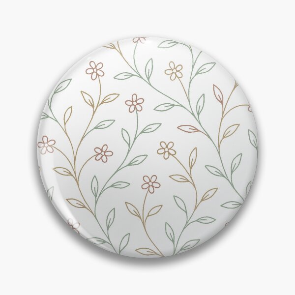 Item preview, Seamless Pastel Botanical Line Art Pattern designed and sold by Fernova.