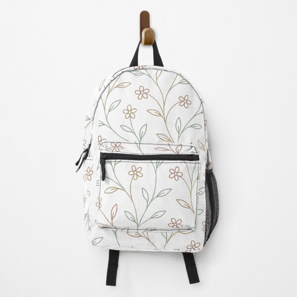 Item preview, Seamless Pastel Botanical Line Art Pattern designed and sold by Fernova.