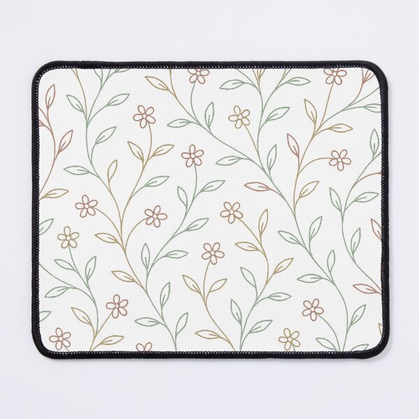 Item preview, Seamless Pastel Botanical Line Art Pattern designed and sold by Fernova.
