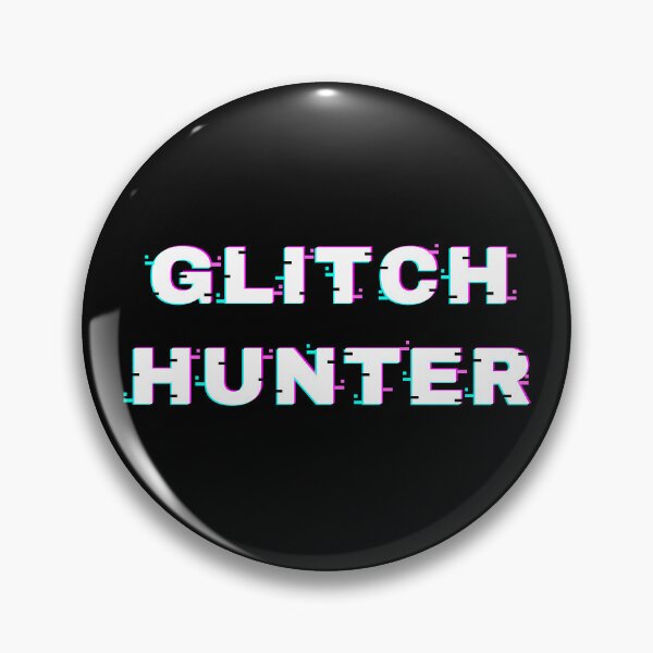 Artikelvorschau, Glitch Hunter – Retro-Glitch-Textdesign entworfen und verkauft von PHRASEandSTYLE.