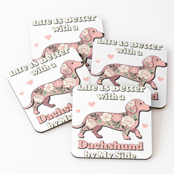 Item preview, Life Is Better with a Dachshund by My Side designed and sold by Dxvect.