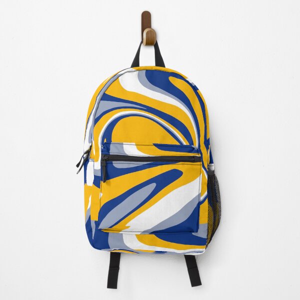Item preview, Liquefied texture: mustard, blue, gray designed and sold by tornasolhaze.